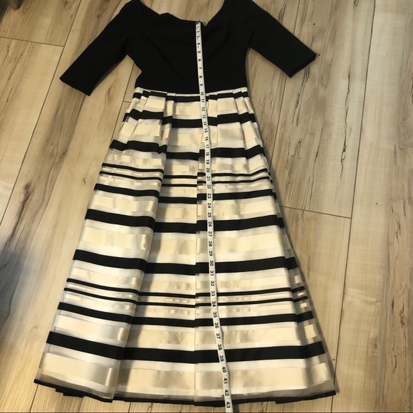 Black Halo Eve Hayley Midi Dress Size 2 - Picture 11 of 16